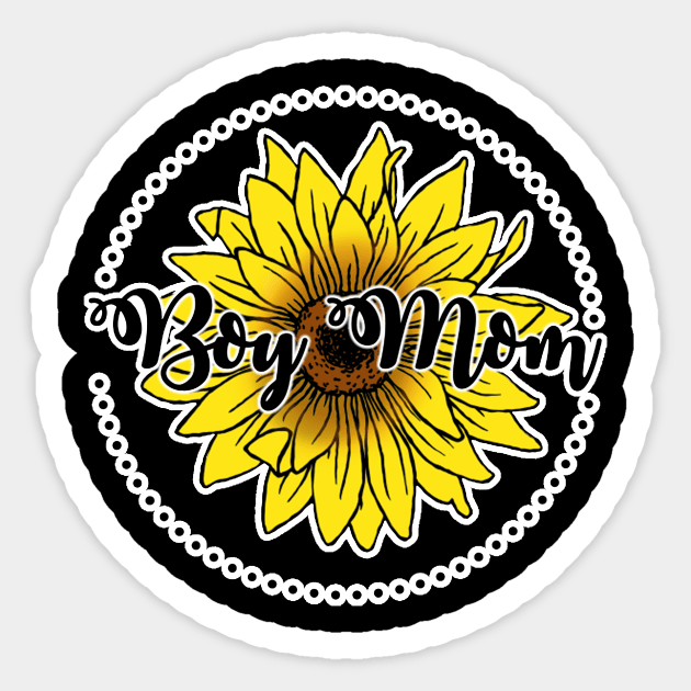 Sunflower Boy Mom Sticker by Tiennhu Lamit19